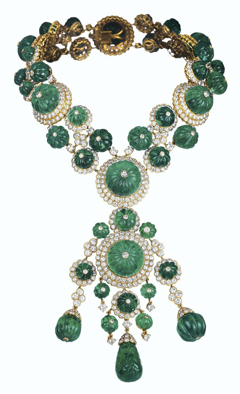 Indian-inspiration necklace, Aga Khan, 1971. Photo: Van Cleef & Arpels