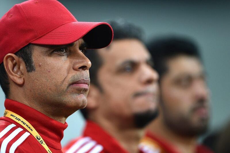 UAE manager Mahdi Ali  looks on. Tom Dulat / Getty Images