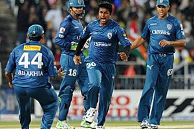 Pragyan Ojha (3 titles) – 2009 (Deccan Chargers), and 2013 and 2015 (Mumbai Indians). Aijaz Rahi / AP Photo