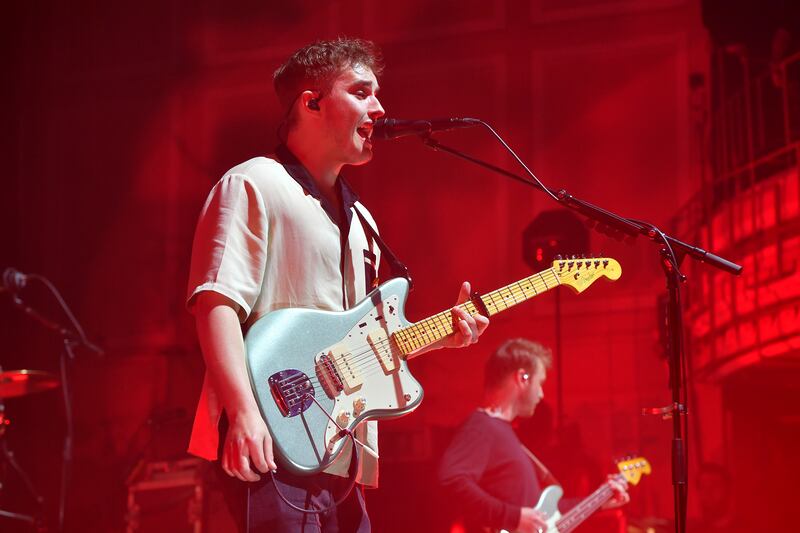 Sam Fender plays an intimate homecoming gig at O2 City Hall in Newcastle. Getty Images