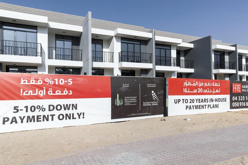 DUBAI, UNITED ARAB EMIRATES. 08 OCTOBER 2019. Dubai Real Estate.  Casa Flores (National Bonds/Harbor Real Estate). (Photo: Antonie Robertson/The National) Journalist: Nada El Sawy. Section: Business.
