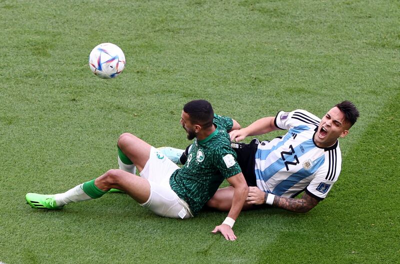 Feras Al Brikan 6: Ran his socks off in attack and played his part for team ranked 51st in Fifa rankings, albeit without any goalscoring opportunities to speak of but provide assist for Al Shehri goal. Reuters