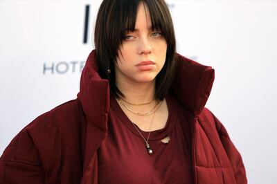 Billie Eilish, seen here arriving for the Variety 2021 Music Hitmakers Brunch, Los Angeles, December 2021, will turn 21 in 2022.  