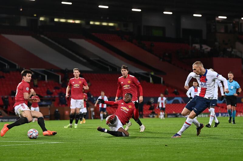 Mitchel Bakker, 7 - It took all of a couple of minutes for the forward to throw himself into the thick of the action. His rolled effort towards the corner was somehow kept out by De Gea at full stretch, but the resulting corner was eventually bundled home. Getty Images