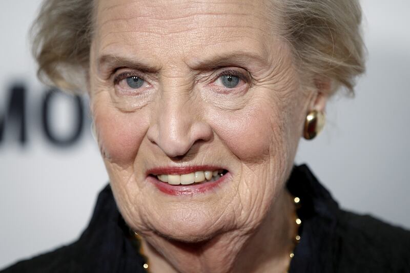 Madeleine Albright, the first woman to serve as US secretary of state, died aged 84 on March 23, 2022. Reuters