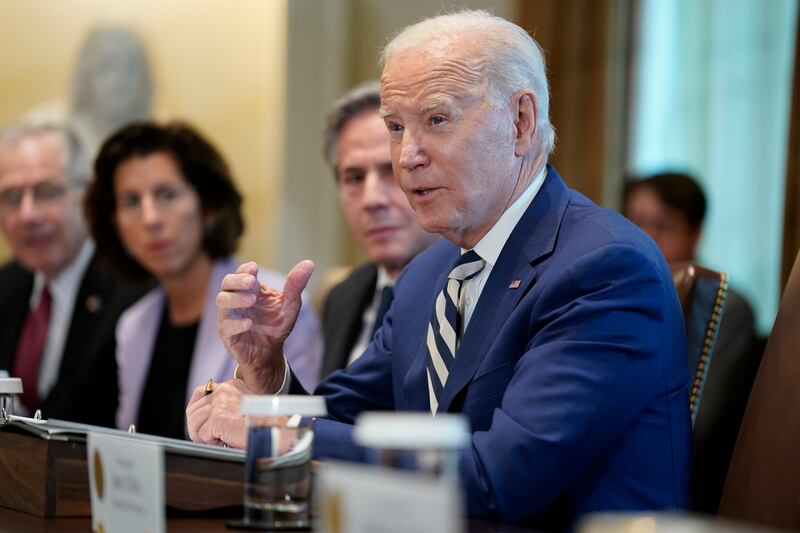 President Joe Biden has expressed his support for Israel following the attack by Hamas on October 7. AP
