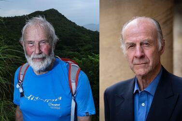 British mountaineer Sir Chris Bonington and Sir Ranulph Fiennes spoke at this year's Emirates Festival of Literature. Getty