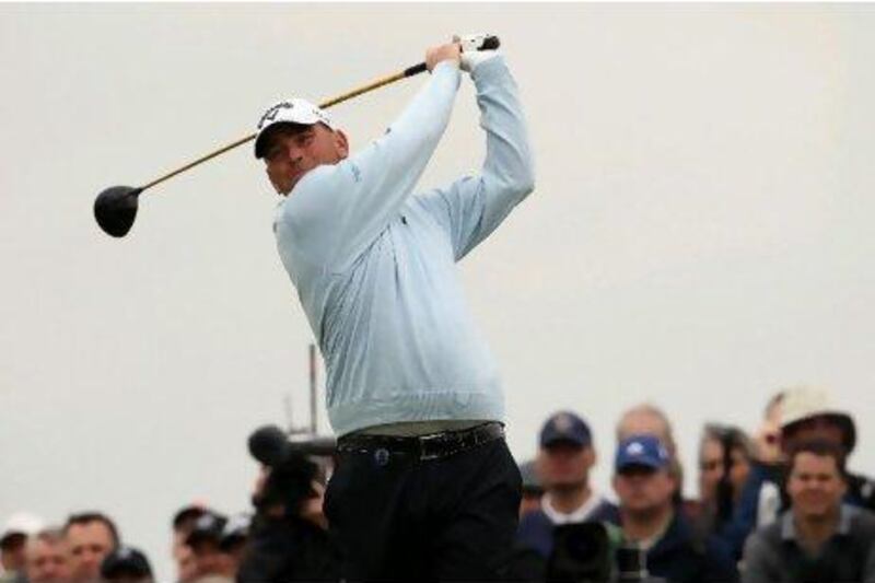 Thomas Bjorn, the Danish player, says the only way he plays golf is by staying focused on the shot in front of him.