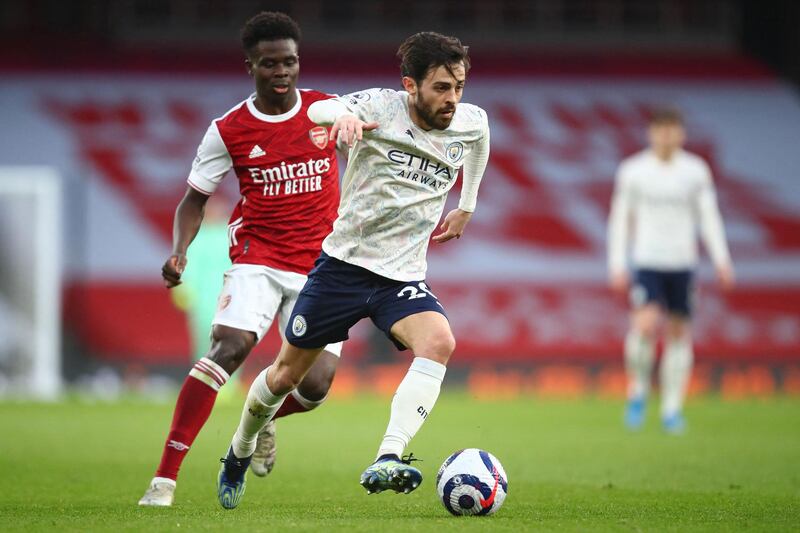 Bukayo Saka 7 – Saka looked like he was playing on his own at times. He was Arsenal’s brightest attacking player by some considerable distance and he was always looking to make something happen. AFP