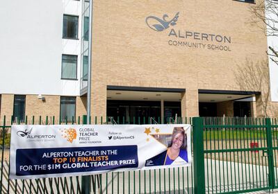 Alperton Community School in Brent, north-west London. Gustavo Valiente for The National