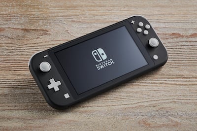 A 2019 Nintendo Switch Lite handheld video games console with a Gray finish, taken on November 7, 2019. (Photo by Olly Curtis/Future Publishing via Getty Images)