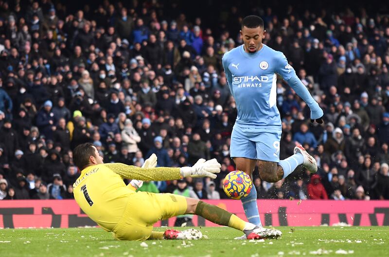 Gabriel Jesus 6 - Looked destined to score in the second half before heroic defending from Cresswell prevented the cross from reaching him. Reuters