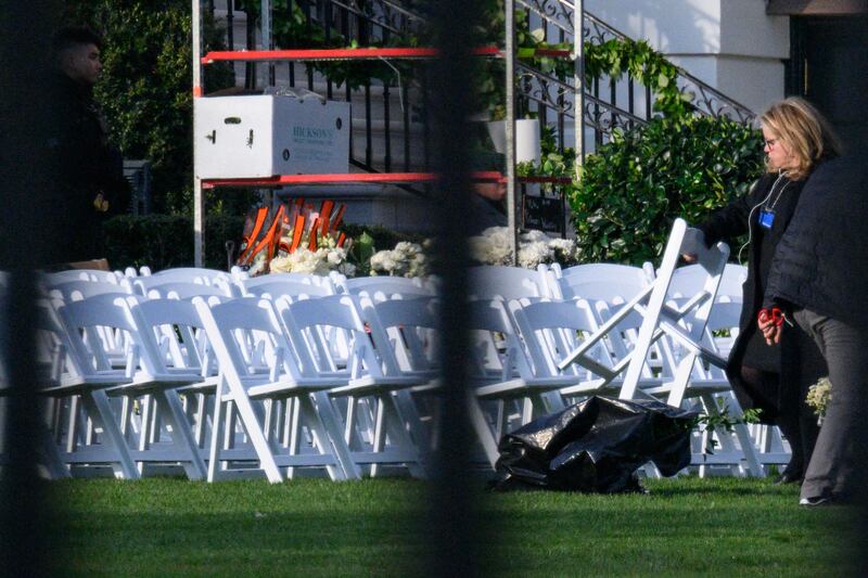 Some American media criticised the couple, but they were in no way compelled to make the ceremony public. AFP