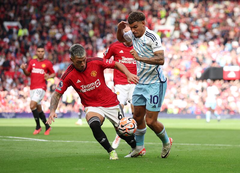 Lisandro Martinez - 6. Got in the way of Wan Bissaka and the confusion allowed Forest’s second goal. Attacked and crossed, implausibly, to Lindelof on 63 as United pushed for a winner. Not the best start to the season. Reuters
