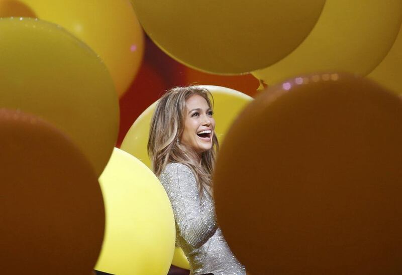 Judge Jennifer Lopez reacts as balloons fall during the American Idol XIII 2014 finale in Los Angeles, California on May 21, 2014. Mario Anzuoni / Reuters 