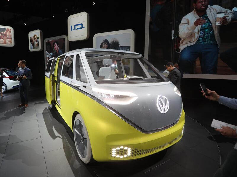 The Volkswagen ID Buzz concept vehicle. EPA