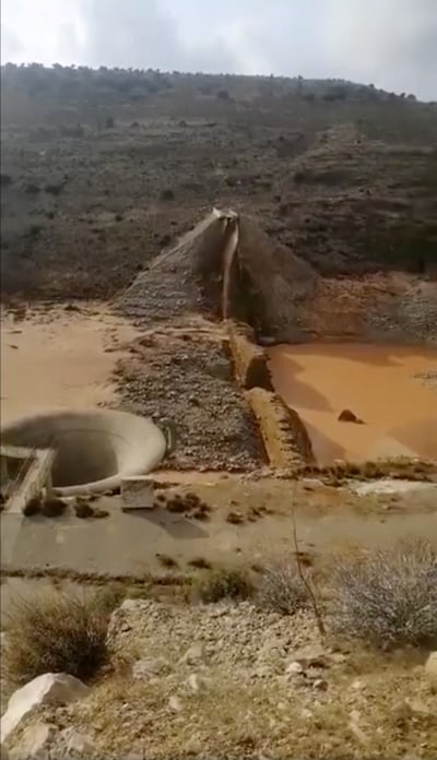 A view of an area of destroyed dam near Derna, Libya. Reuters