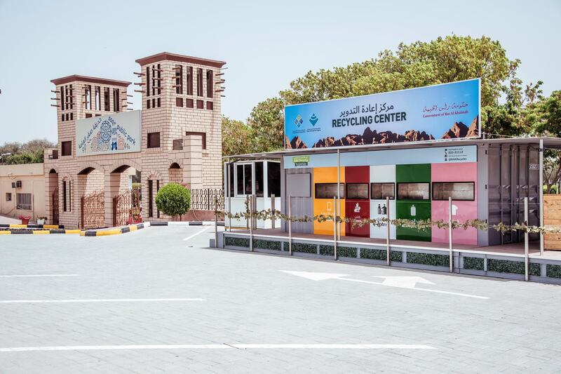 The Ras Al Khaimah Waste Management Agency has launched six recycling centres to encourage residents to recycle and repurpose their items. Courtsey: The Ras Al Khaimah Waste Management Agency

