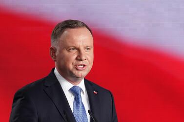 Polish President Andrzej Duda is trying to secure the support of voters who backed a far-right candidate. Getty
