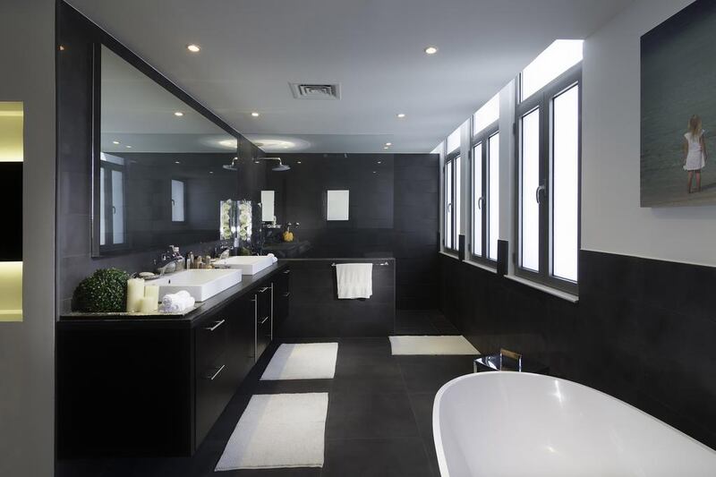 One of the seven bathrooms. Courtesy Luxhabitat