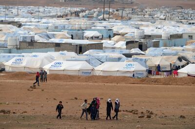 The Zaatari refugee camp in Jordan is home to vast numbers of Syrian refugees. Getty