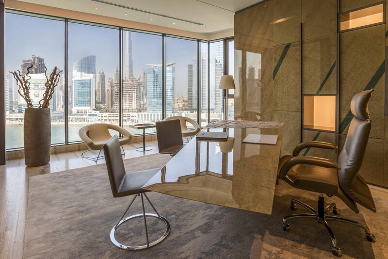 A study allows space to work from home. Courtesy Luxury Property