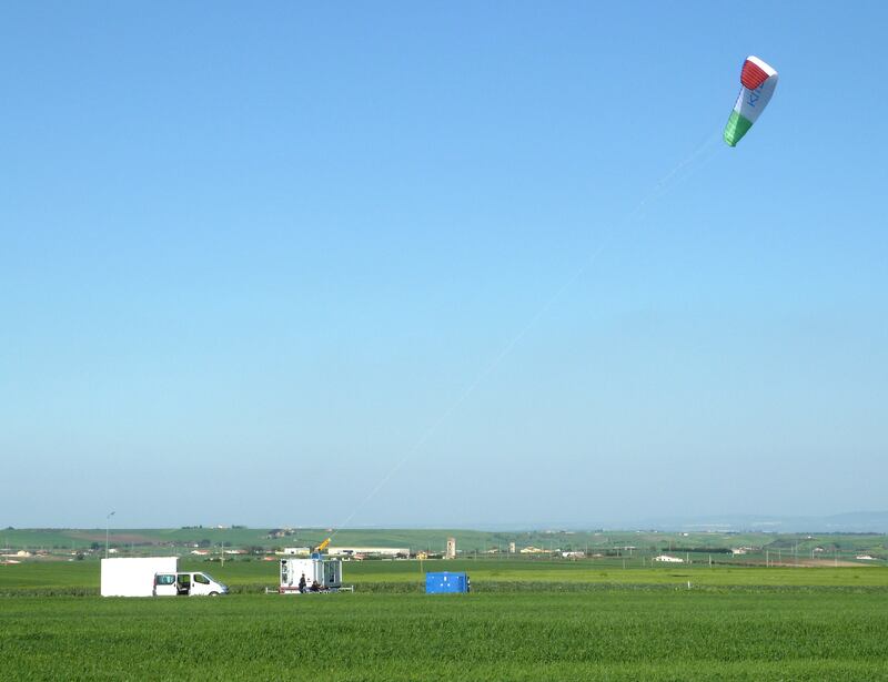 Using kites to capture high-altitude wind and harness energy for remote areas was among the sustainable projects highlighted during Expo 2020 Dubai. Photo: Expo 2020 Dubai