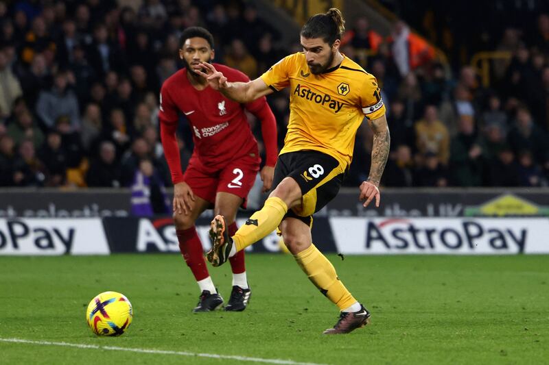 Wolves 3 (Matip og 5', Dawson 12', Neves 71') Liverpool 0: Wolves dragged themselves two points clear of the relegation zone as an own goal from Joel Matip, followed by Craig Dawson and Ruben Neves strikes added to Liverpool's recent woes. "Against these kind of teams you have to be very close to perfection, if not you don't score and sometimes it's not enough," Wolves manager Julen Lopetegui said. AFP