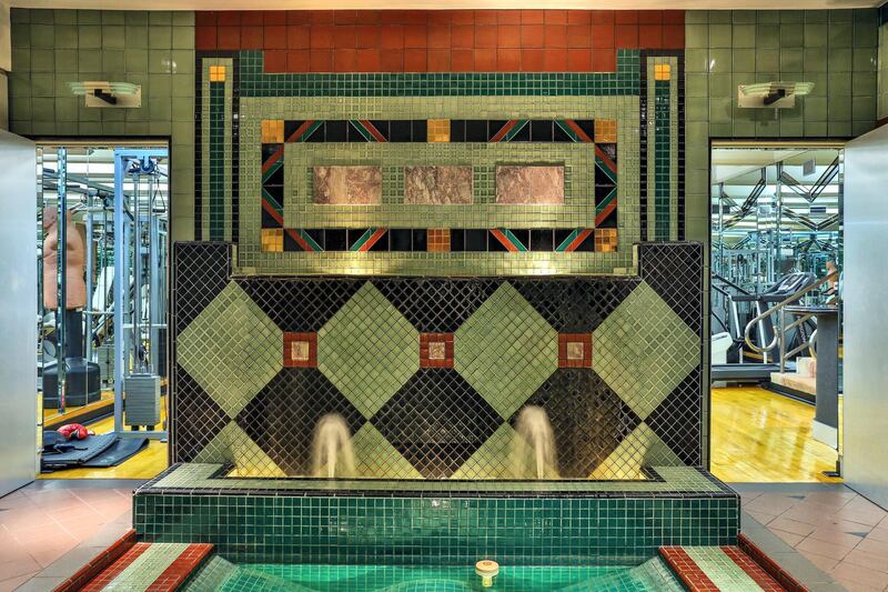 Art Deco-style spa and gym at The Beverly House 