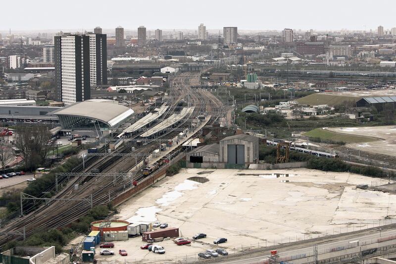 The stadium site starts to take shape in 2006.