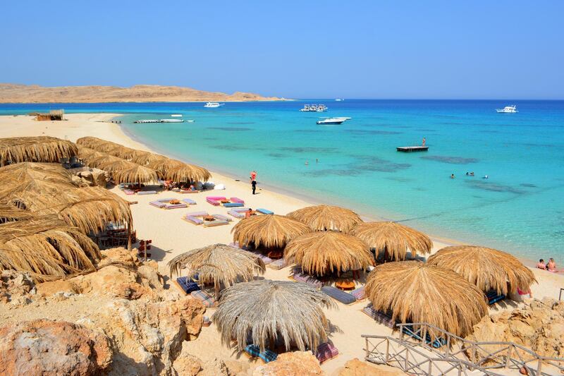 Mahmya Island in the Red Sea. Courtesy Around Egypt in 60 Days