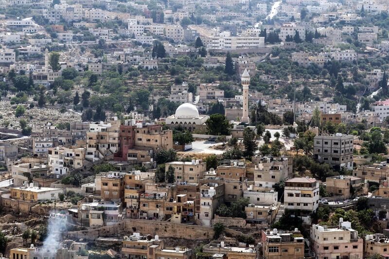 A view of the city of Al Salt, about 30km west of Amman, Jordan. AFP