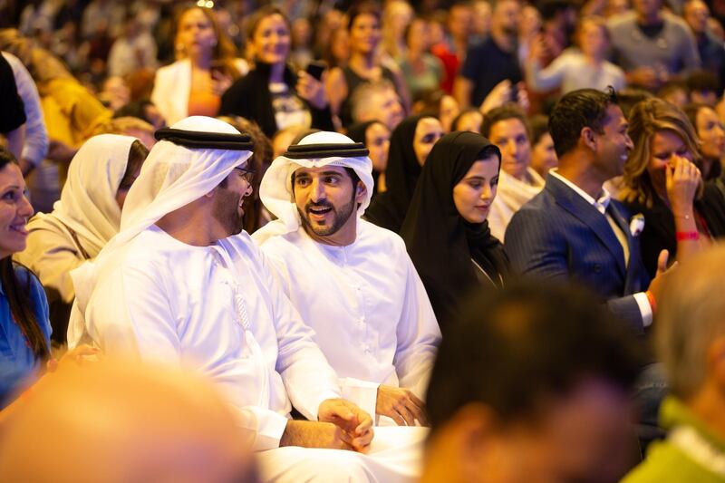 As did Sheikh Hamdan, Crown Prince of Dubai, and and Mohammed Al Gergawi, Minister of Cabinet Affairs and the Future (left) 