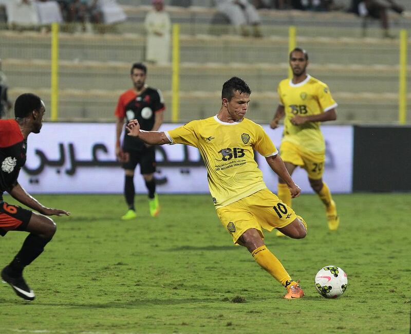 Fabio Lima (Al Wasl). Market value: €2.00m Jeffrey E Biteng / The National