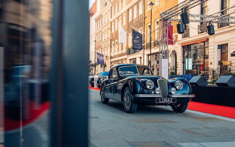 The restored XK120 first saw the light of day 70 years ago.