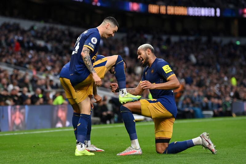 Miguel Almiron – 9. The Paraguayan doubled Newcastle’s lead before half time, the confident striker dispossessing Sessegnon before sprinting past Lenglet and tapping past Lloris from a tight angle. Electric all game. Getty Images