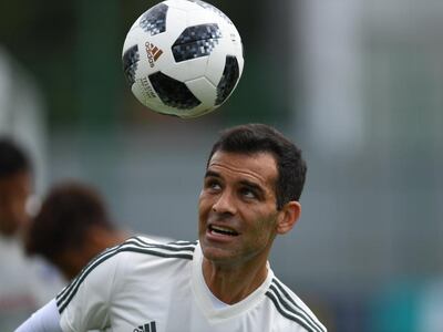 Mexico midfielder Rafael Marquez, 39, competing in his fifth World Cup, is old enough to remember a famous win, back in the last century, over Brazil, in the 1999 Confederations Cup final. Yuri Cortez / AFP