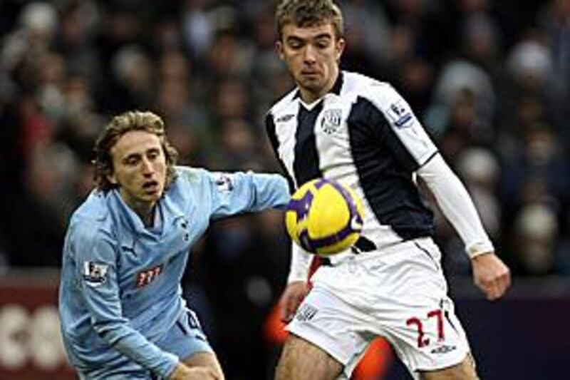 James Morrison, right, has been one of West Brom's better players so far this season.