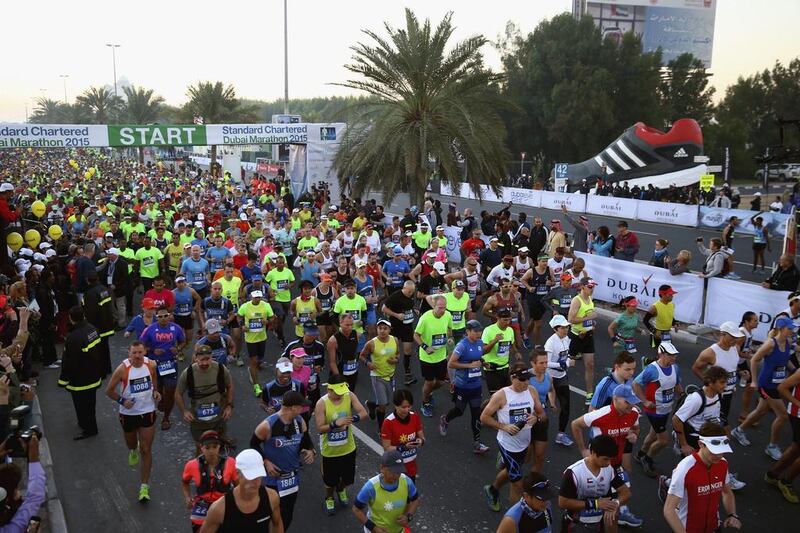 With ideal timing and perfect winter weather, Dubai marathon is poised to become one of the world's great marathons Francois Nel / Getty Images