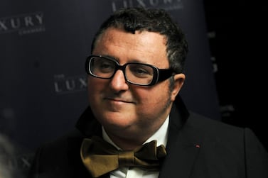There has been a great outpouring of emotion following the death of designer Alber Elbaz. Seen here in London in 2010, while artistic director of Lanvin. Getty Images 
