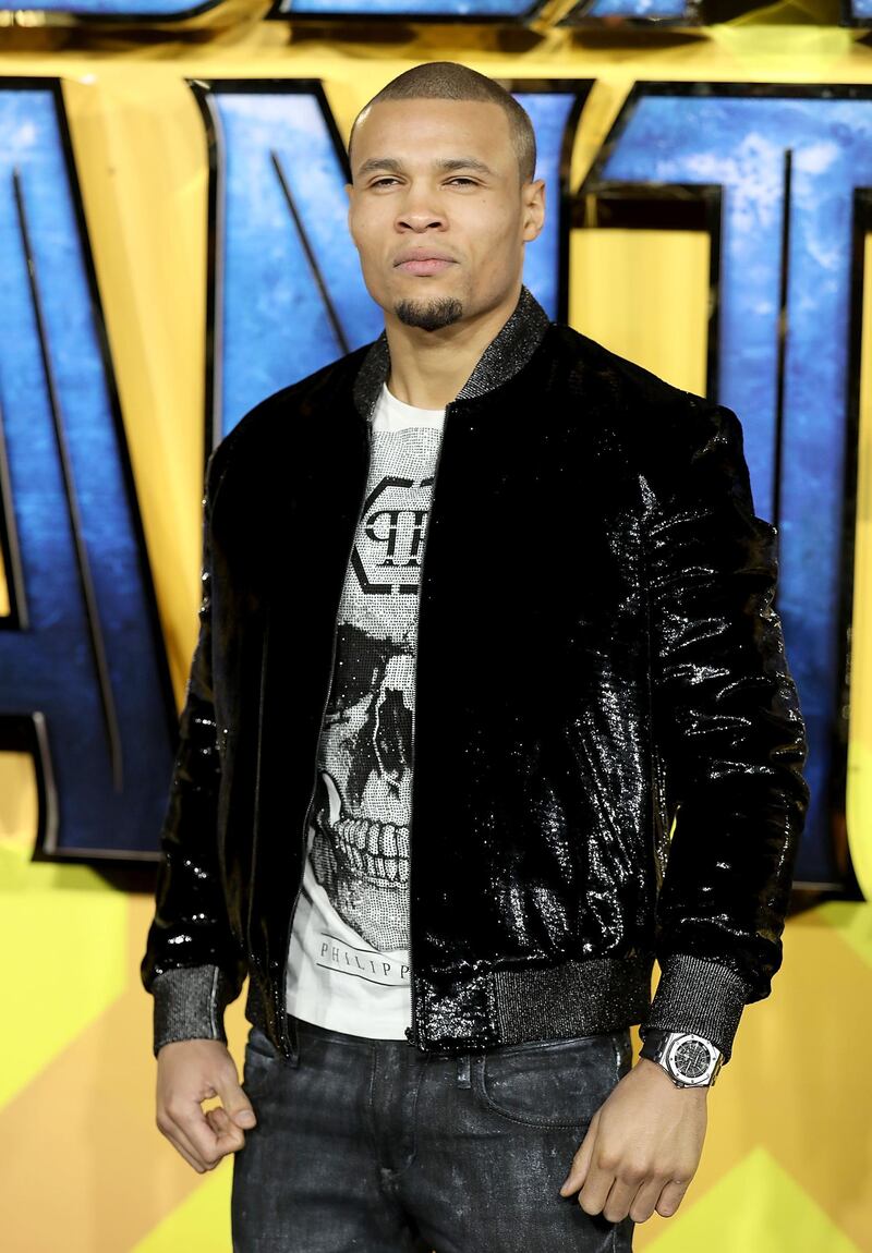 LONDON, ENGLAND - FEBRUARY 08:  Chris Eubank Jr. attends the European Premiere of 'Black Panther' at Eventim Apollo on February 8, 2018 in London, England.  (Photo by Tim P. Whitby/Tim P. Whitby/Getty Images)