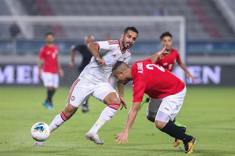 UAE defeated Yemen 3-0 in the Gulf Cup of Nations on Tuesday. AFP