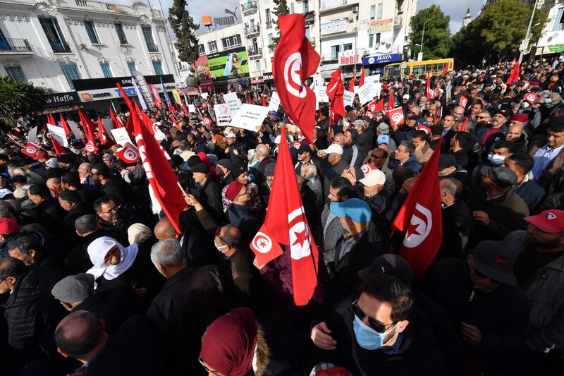 The arrests of three high-profile figures comes amid increasing discontent over hardships caused by Tunisia's ailing economy. AFP