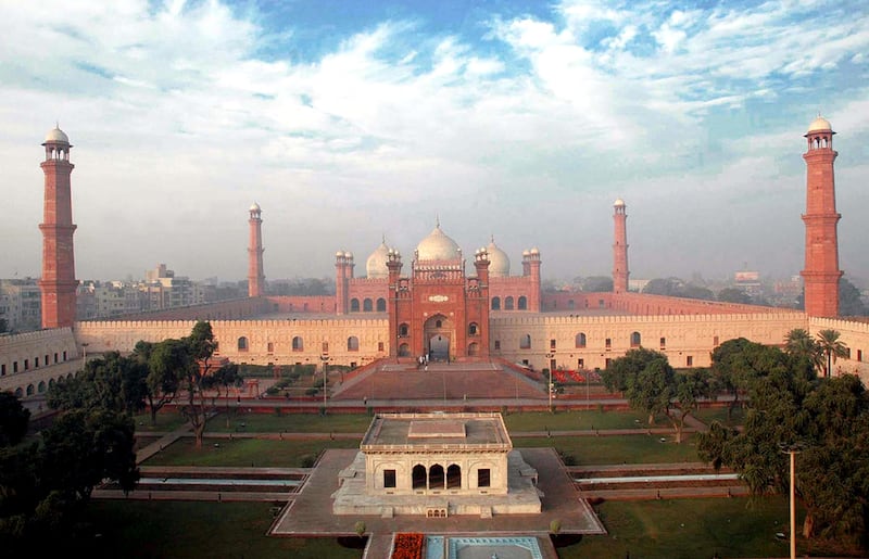 Early morning at the Badshahi Mosque, Lahore, Pakistan by Matthew Tabaccos for The National.21.12.08