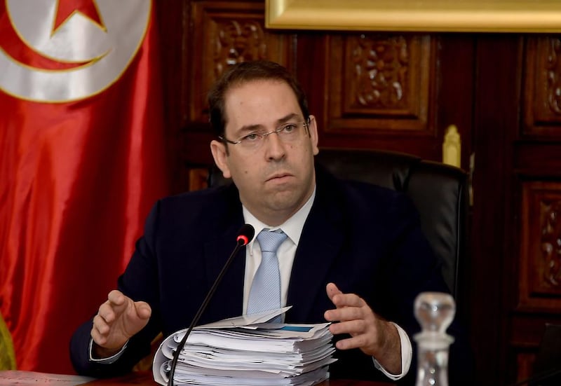 Tunisian prime minister Youssef Chahed announced on December 30, 2016, that all extremists returning from foreign battlefields would be immediately arrested and judged according to the country’s counter-terrorism law. Fethi Belaid / Agence France-Presse 