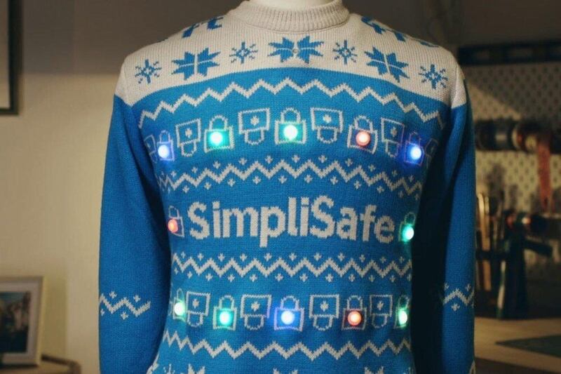 The Social Distancing Sweater by SimpliSafe. Courtesy SimpliSafe