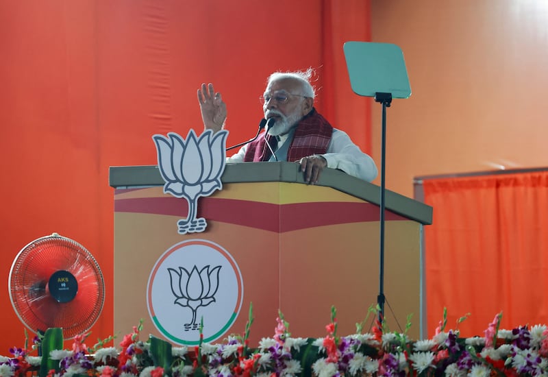 Indian Prime Minister Narendra Modi's latest comments on the election campaign trail have caused controversy. Reuters