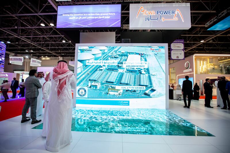 Saudi Arabia's Acwa Power is active in 13 countries, with a power capacity of about 43 gigawatts. Ruel Pableo for The National