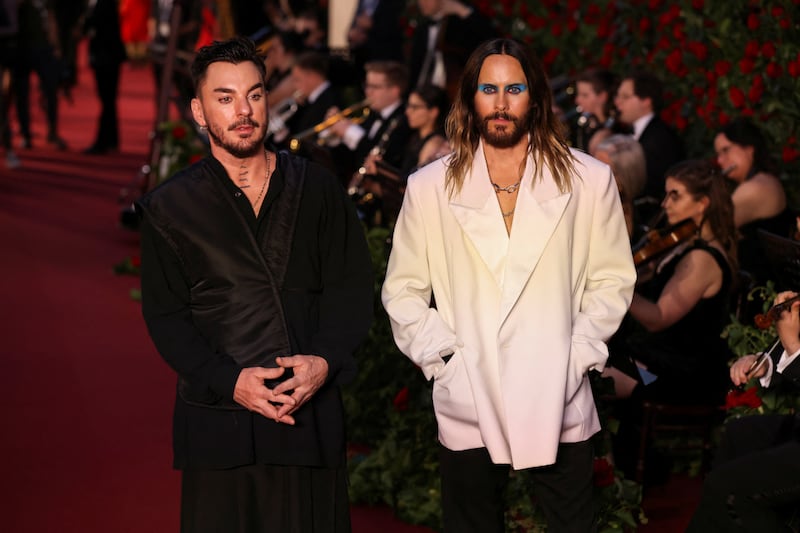 Brothers and band mates Shannon and Jared Leto. Reuters 