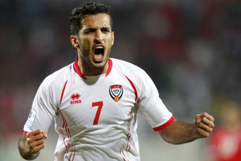 The UAE's 2-1 Gulf Cup win over Bahrain may have been a coming out party for Al Jazira's Ali Mabkhout.
